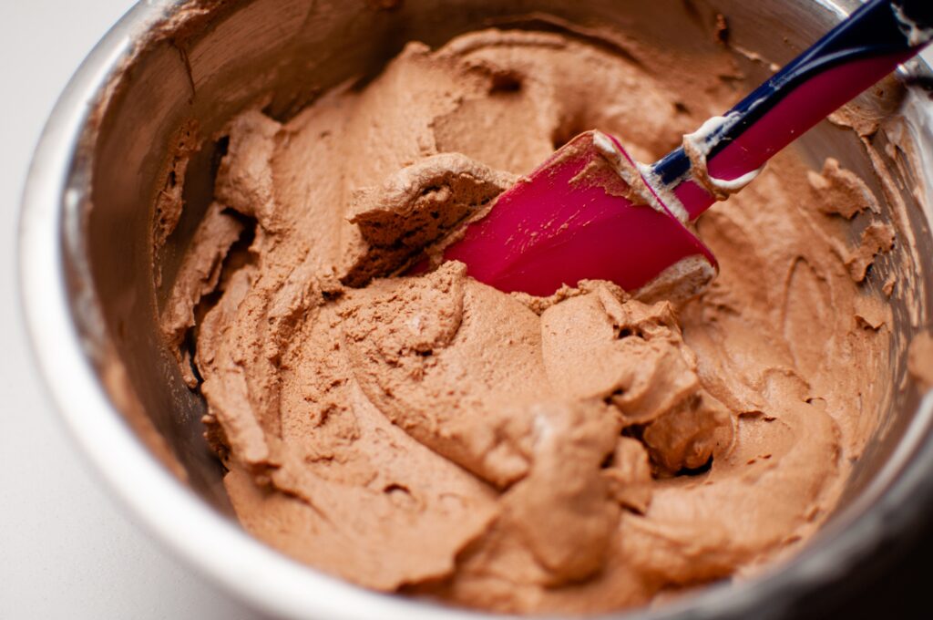 Cake mix in a bowl